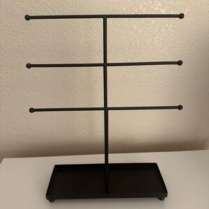 Jewelry Organizer Black 3 Tier